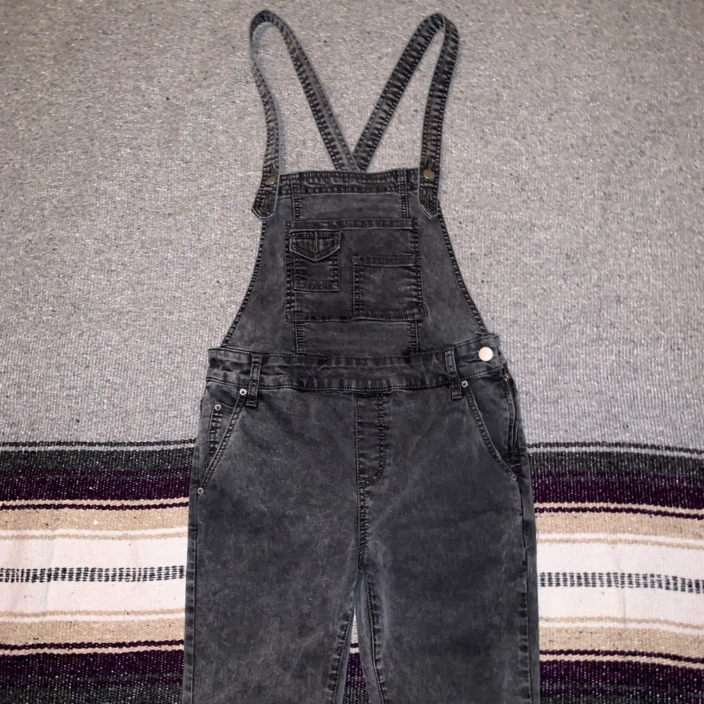 FREE PEOPLE DENIM OVERALLS